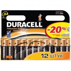 Батарейки Duracell LR-06 блистер 12 шт (12)