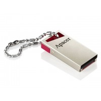 Флеш-пам`ять 32GB Apacer AH112 USB2.0 red/crystal/silver 0806