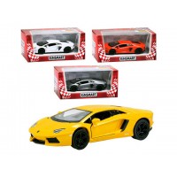 Машина металева Lamborghini Aventador LP 700-4 Kinsmart в коробці (24) (96) KT-5355-W