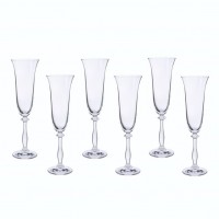 Набір бокалів Bohemia Angela (6 шт) 190 мл шампанське (8) b40600-159912 / 6765