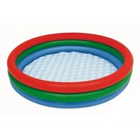 Басейн дитячий круглий 3 кільця, надувне дно, 102х25 см, в коробці 25х25 см (12) BW51104