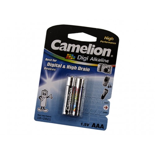 Батарейки Camelion Digi Alkaline LR-03 блістер 2 шт (144)