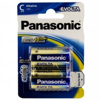 Батарейки Panasonic Alkaline Evolta LR-14 / блистер 2 шт (12)