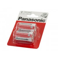 Батарейки Panasonic zinc carbon R-14 блістер 2 шт (12) (60)