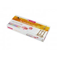 Набір олійних фарб 12х12мл ArtCreation Combiset Royal Talens, мольберт, полотно 24х30см, 2 пензлі, паперова палітра 9010113M