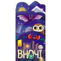 Книжка-розкладайка Що коїться навколо? Вночі українською Ранок (20)