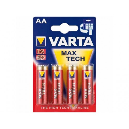 Батарейки Varta maxi tech longlife max power LR-06 блистер 4 шт (20) (100)