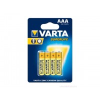 Батарейки Varta Superlife R-03 блистер 4 шт (12) (24)