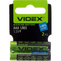 Батарейки Videx LR-03 миниблистер 2 шт (30) (360)