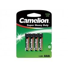 Батарейки Camelion green R-03 блістер 4 шт (12) (288)