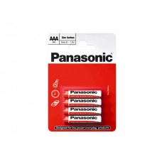 Батарейки Panasonic zinc carbon R-03 блистер 4 шт (12) (60)