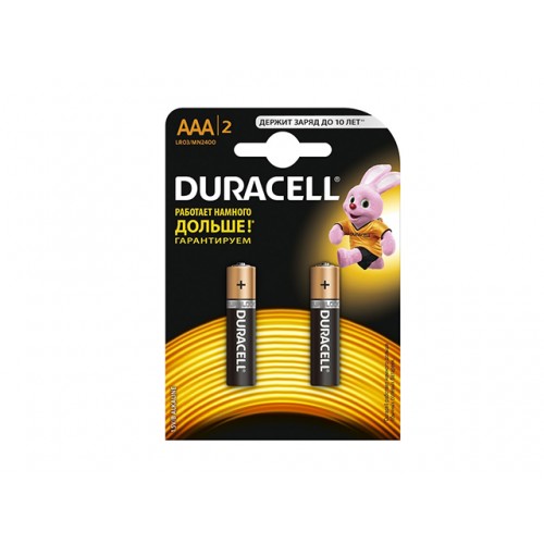 Батарейки Duracell LR-03 / блистер 2 шт (10)