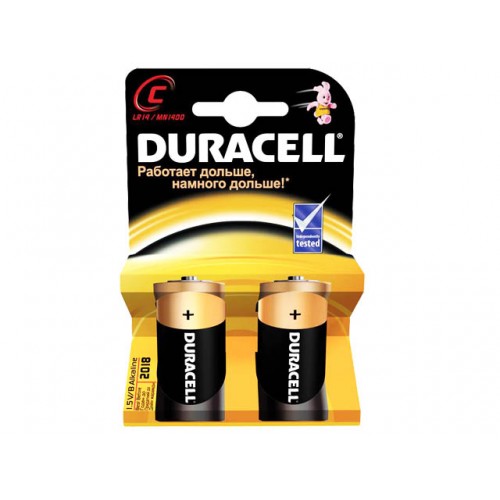 Батарейки Duracell LR-14 блістер 2 шт (10)