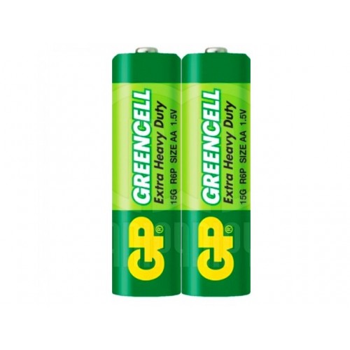 Батарейки GP Greencell R-03 плівка 2 шт (20) (100) (500)