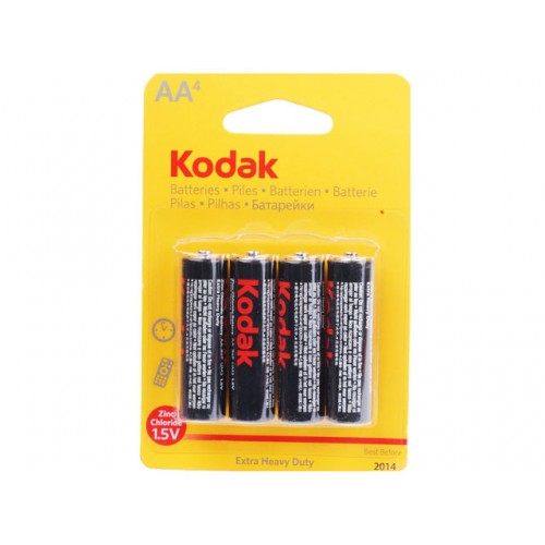 Батарейки Kodak Super Heavy Duty R-06 блістер 4 шт (20) (100)