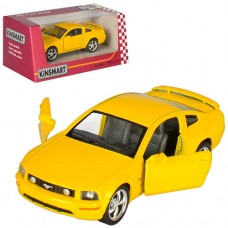 Машина металлическая Ford Mustang Kinsmart в коробке 16х8,5х7,5см (24) (96) KT-5091-W 