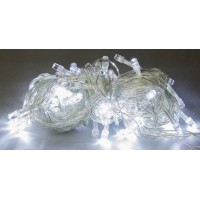 Гирлянда электрическая String 100 LED неон белый, прозрачный провод L-8 м (100) K-03/1110-03