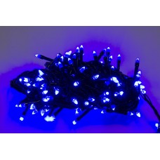 Гирлянда электрическая String Конус 200 LED синий, черный провод (100) K-417/1220-02