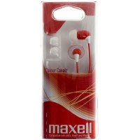 Навушники вакуумні Maxell color canalz-red 303441