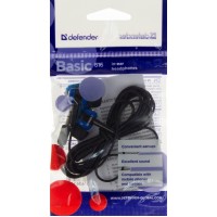 Наушники вакуумные Defender Basic 616 black/blue