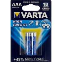 Батарейки Varta high energy longlife power LR-03 блістер 2 шт (10) (50)