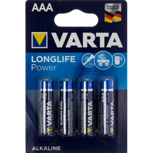 Батарейки Varta high energy longlife power LR-03 блистер 4 шт (10) (50)