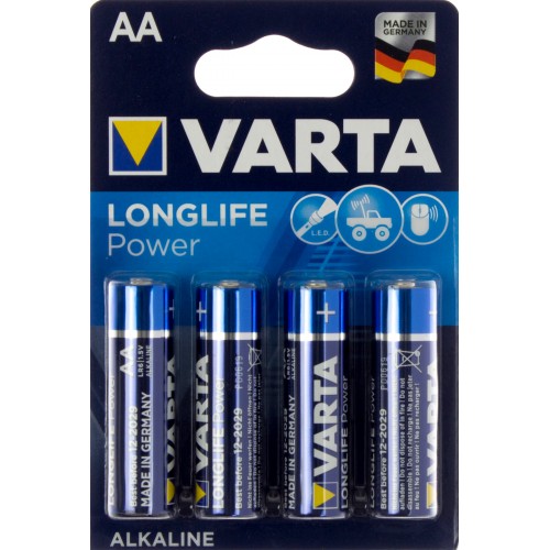 Батарейки Varta high energy longlife power LR-06 блистер 4 шт (20) (100)