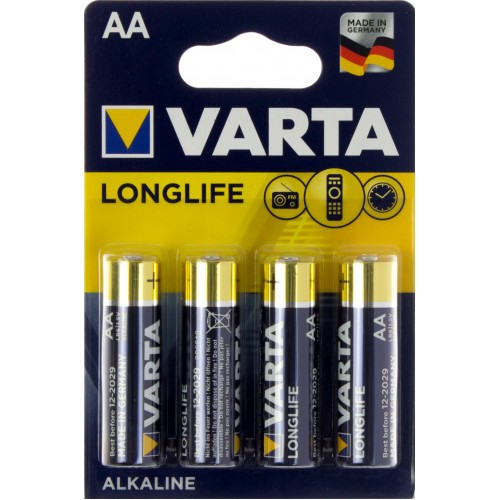 Батарейки Varta longlife extra LR-06 блистер 4 шт (20) (100)