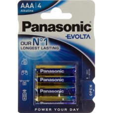 Батарейки Panasonic Alkaline Evolta LR-03 блістер 4 шт (12) (60)