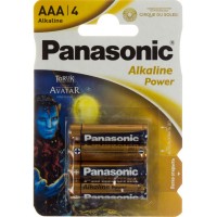 Батарейки Panasonic Alkaline Power LR-03 блистер 4 шт (12) (60)