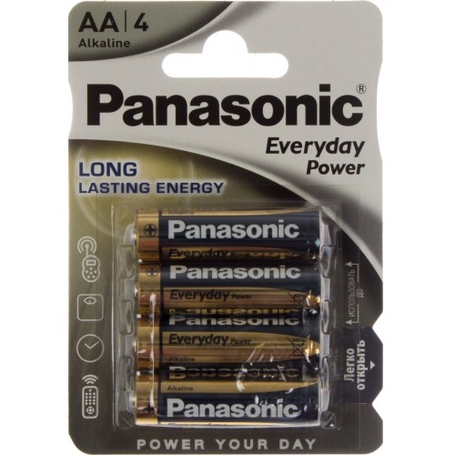 Батарейки Panasonic Everyday Power LR-06 блістер 4 шт (12) (60)