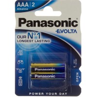 Батарейки Panasonic Alkaline Evolta LR-03 блистер 2 шт (12) (60)