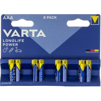 Батарейки Varta high energy/longlife power LR-03/блістер 8шт(20)