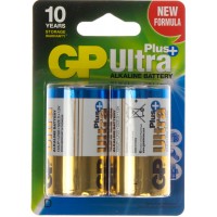 Батарейки GP Ultra Plus 13AUP-U2 LR-20 блистер 2 шт (10) (80)