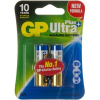 Батарейки GP Ultra Plus 15AUP-U2 LR-06 блистер 2 шт (10) (80)