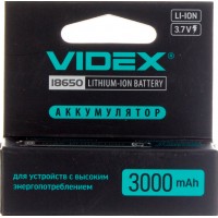 Аккумулятор Videx Li-ion 18650-R, 3000 mAh, защита