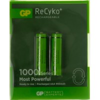 Аккумуляторы GP (R-03,1000 mAh)/блистер 2 штуки (10)