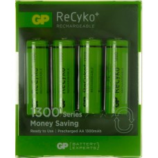 Акумулятори GP NіMH 130AAHCE-2GBE2 New desing (R-06,1300mAh)/блістер 4 штуки