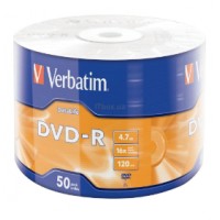 DVD-R Verbatim 16х 4.7Gb bulk(50)