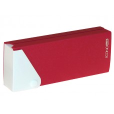 Пенал Economix пластиковий на кнопці червоний (1) (20) E31617-03 