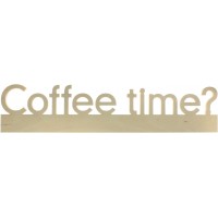 Надпись деревянный Coffee time 1211