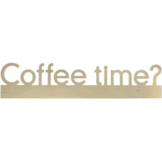 Надпись деревянный Coffee time 1211