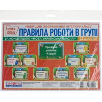 Набір карток Правила роботи в групі Ранок (50) 12104161У 