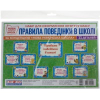 Набор карточек Правила поведения в школе Ранок (50) 12105185У 