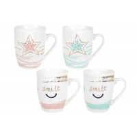 Чашка керамическая 320 мл Звездная улыбка (12) (48) 920-105 Bonadi 