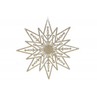 Декор новорічний Різдвяна зірка 24 см золото (45) (180) 788-579 Bonadi  