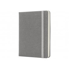 Деловой блокнот A6 128 листов линия Optima Namib на резинке, серый (28) O20387-10 