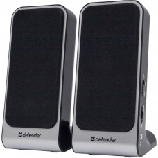 АС 2.0 Defender SPK-220/225 2x2Bт USB black/silver 65220