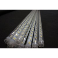 Гірлянда-бурулька електрична LED Stick white прозорий силіконовий провід L-50 см 8 шт 2866