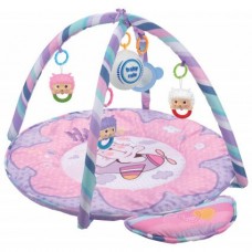 Килимок гімнастичний з музикою Baby mix Ведмедик PINK HS-789-13 A